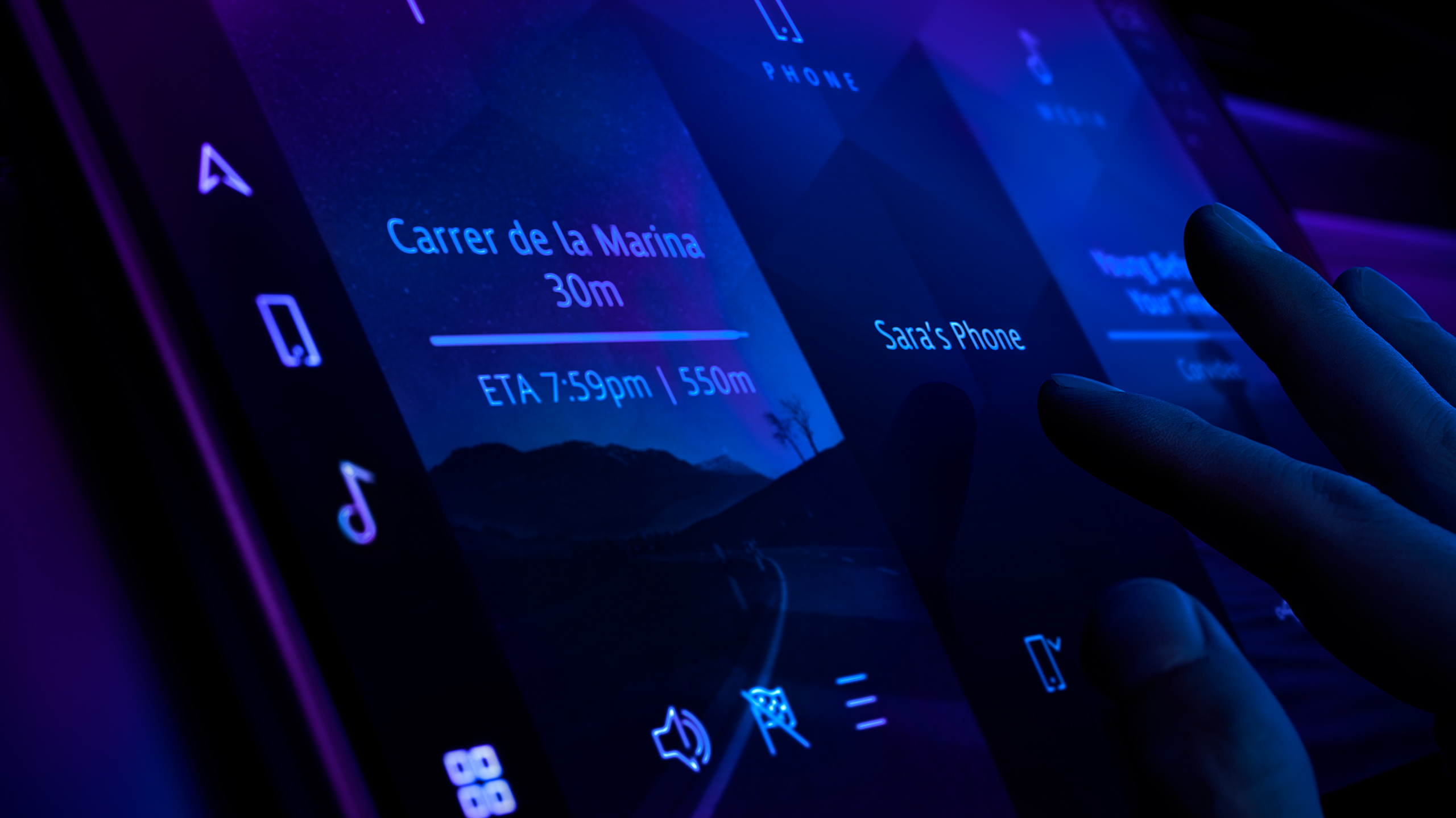 JDX car touchscreen display