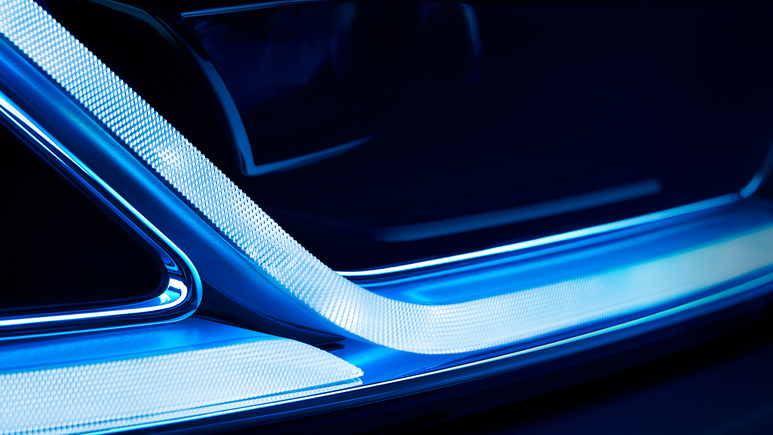 Jaguar I pace front bumper LED pannel