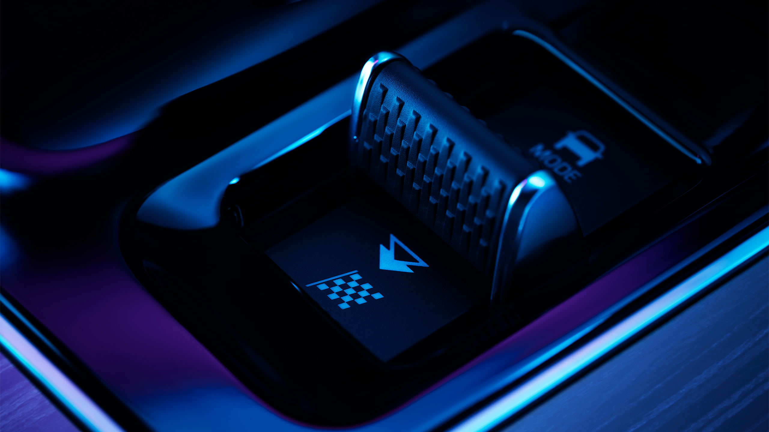 Jaguar XE view of the gear