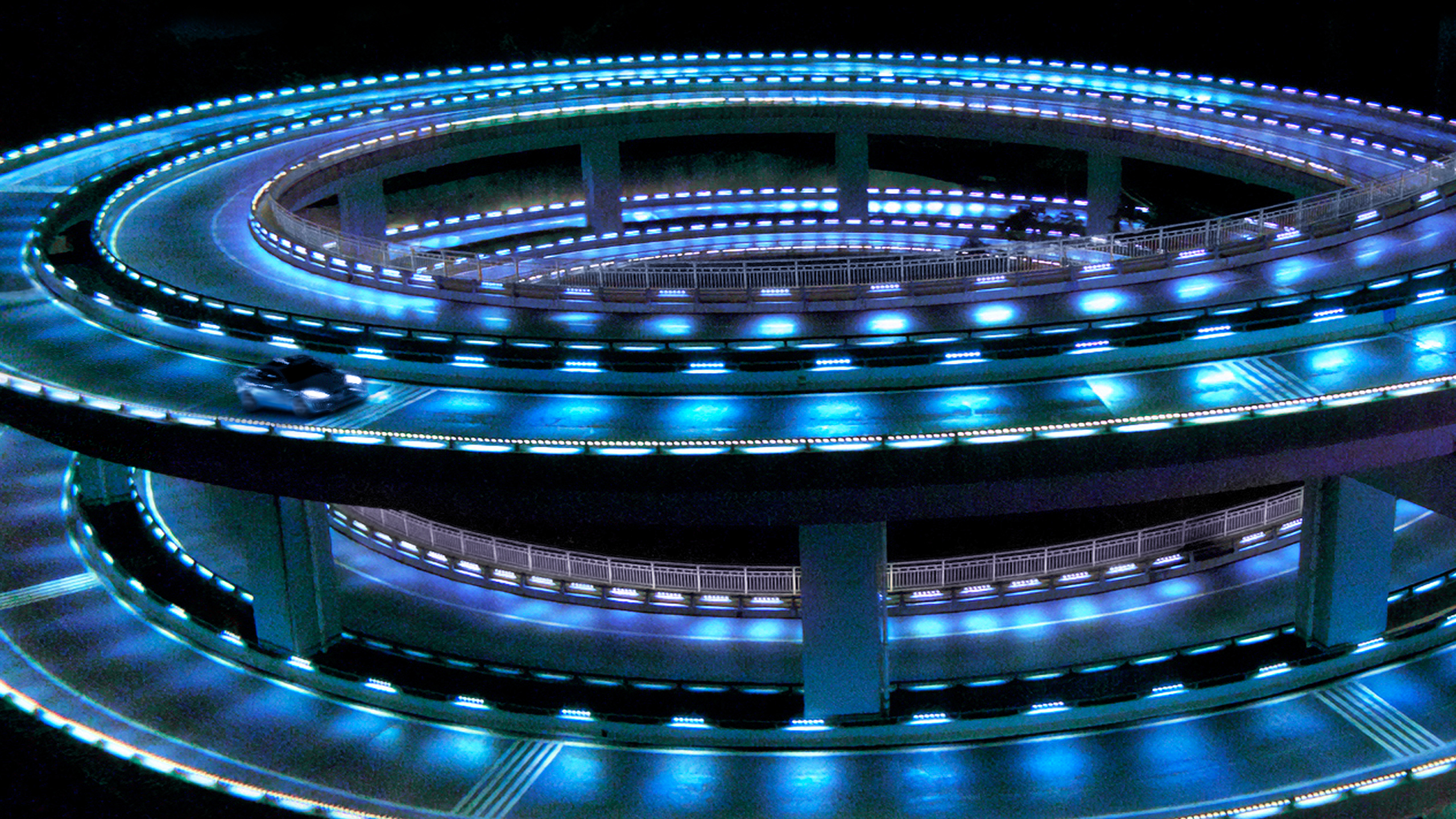 Jaguar XE race round track