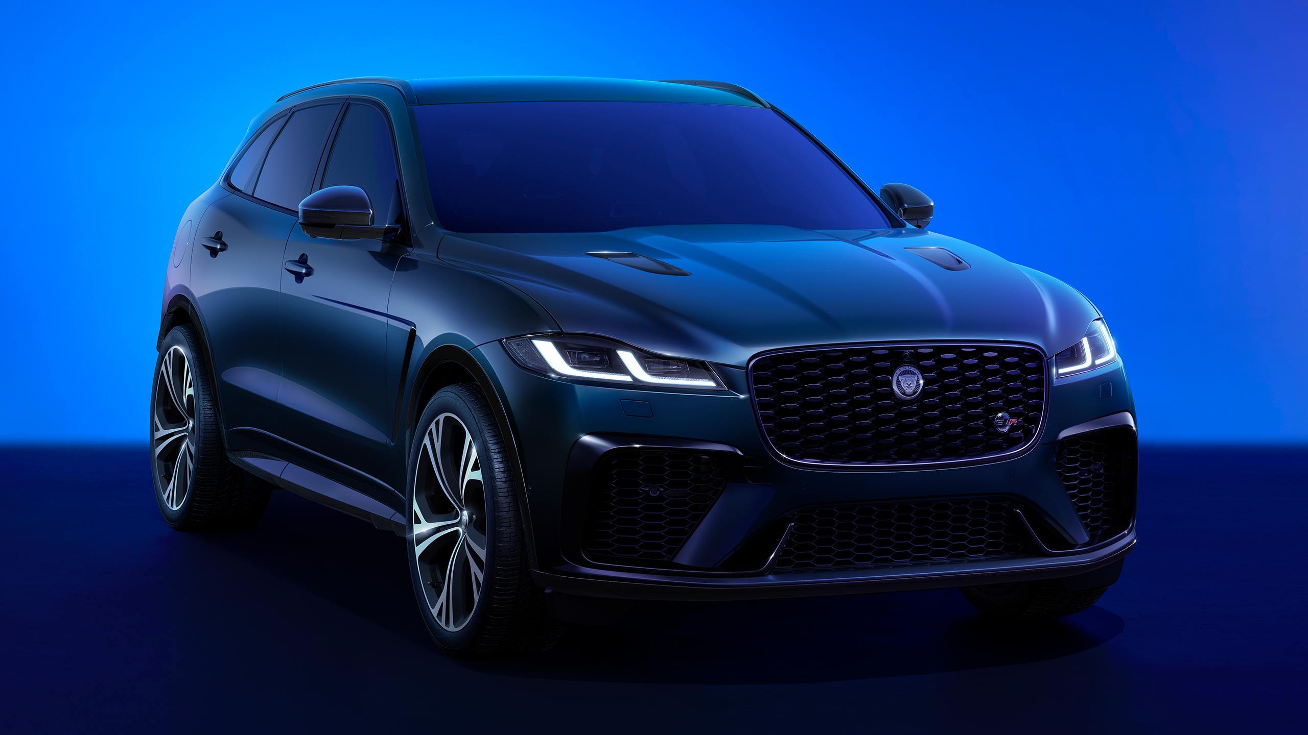 Jaguar F-Pace parked